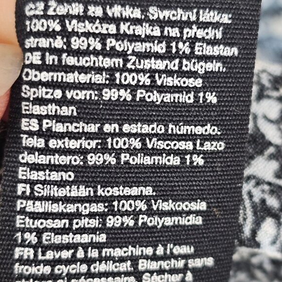 & Other Stories Lacey Boho Cottagecore Whimsigoth Prairie Girl Casual Dress 6 - Picture 11 of 12